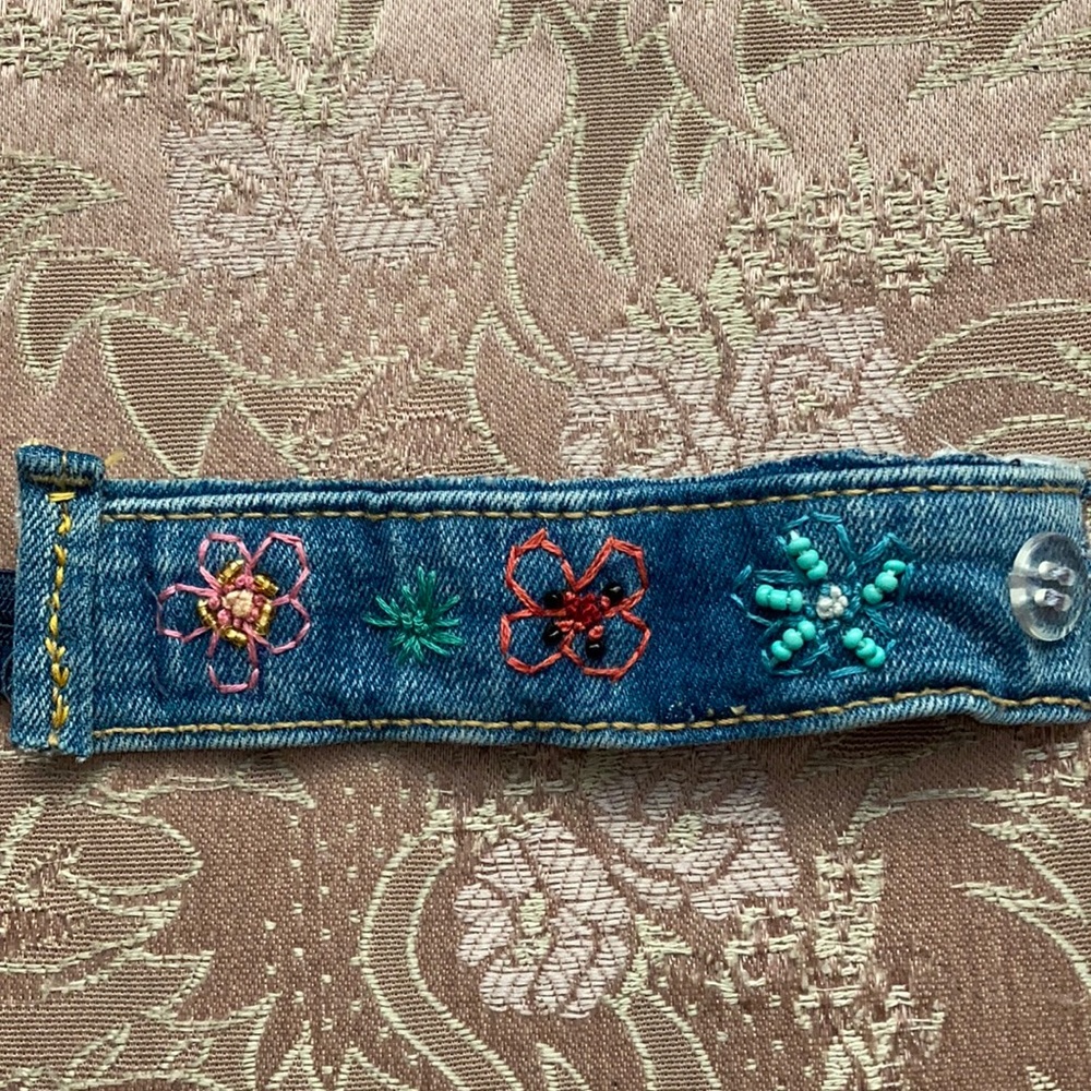 NEW hand sewn adjustable small pet collar